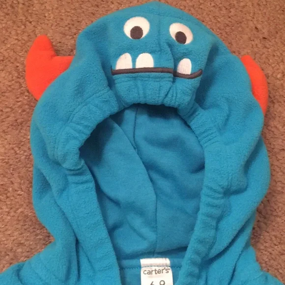 Carters Baby Halloween Monster Costume 6 To 9 Mont - Picture 3 of 5